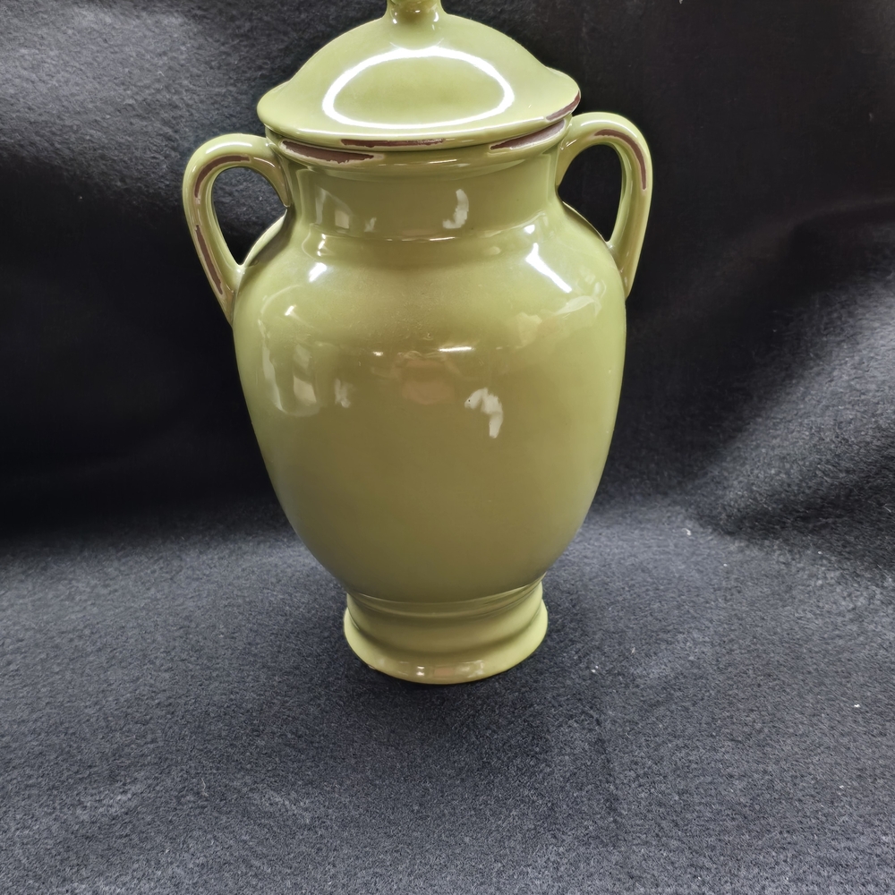 Elegant Green Ceramic Vase